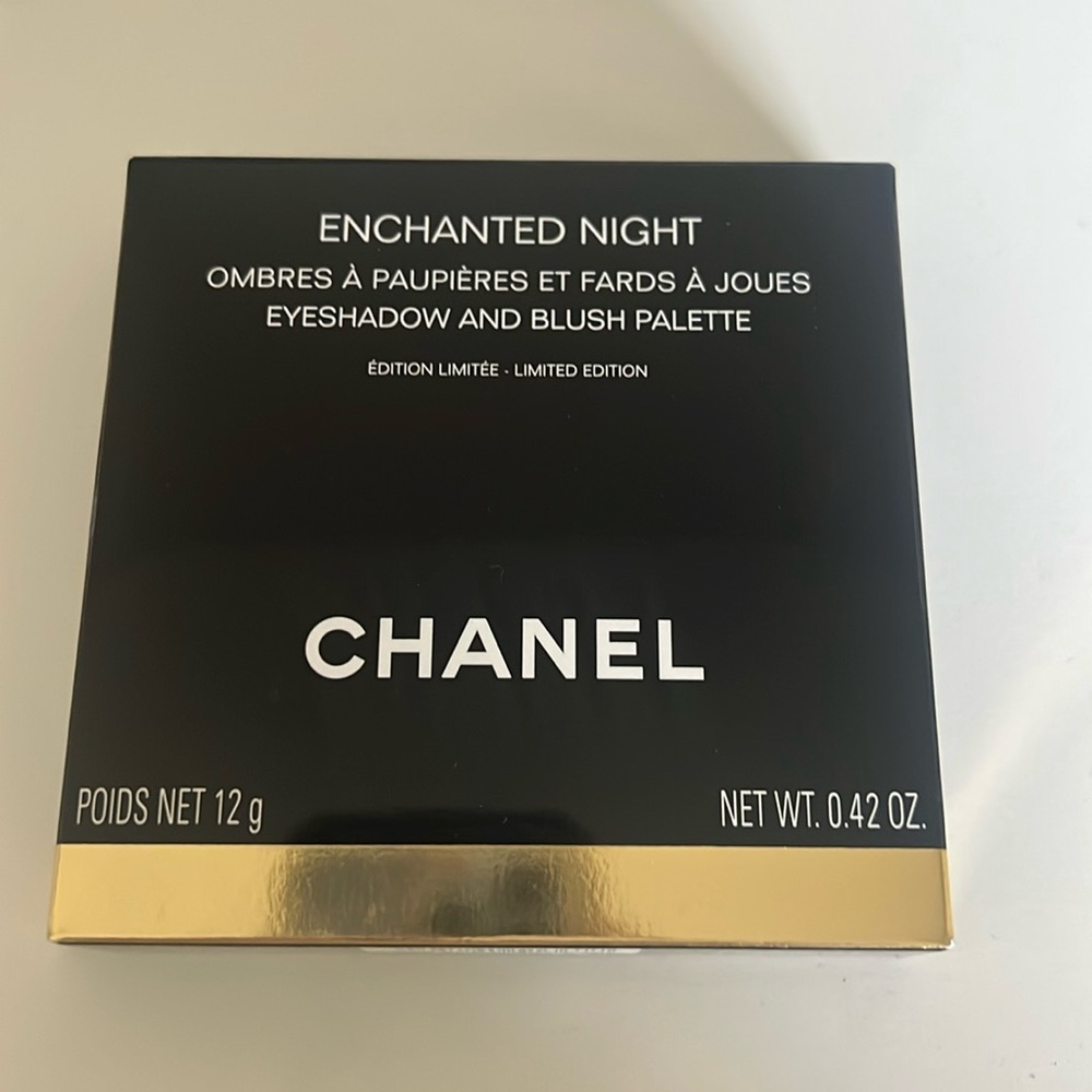 Chanel Limited Edition Enchanted Night Eyeshadow and Blush Palette